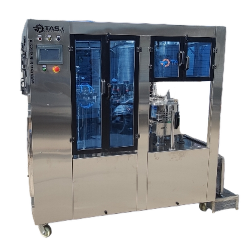 Mineral Water Bottling Plant - Stainless Steel Silver 50 Hertz | Fully Automatic RO Purification UV Treatment Ozone Disinfection Rust Proof Energy Efficient