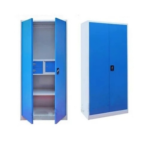 Office Almirah - Steel Body, All Sizes, Blue, Polished Finish | Lockable Doors, Adjustable Shelves, Rust Resistant, Fire Resistant