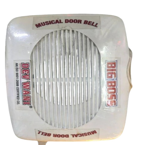 Plain White Musical Door Bell