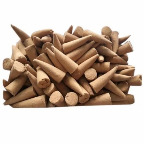 Rose Fragrance Insane Cone - Natural Light Brown, Handmade | Eco-Friendly, Slow Burning, Long Lasting, Relaxing