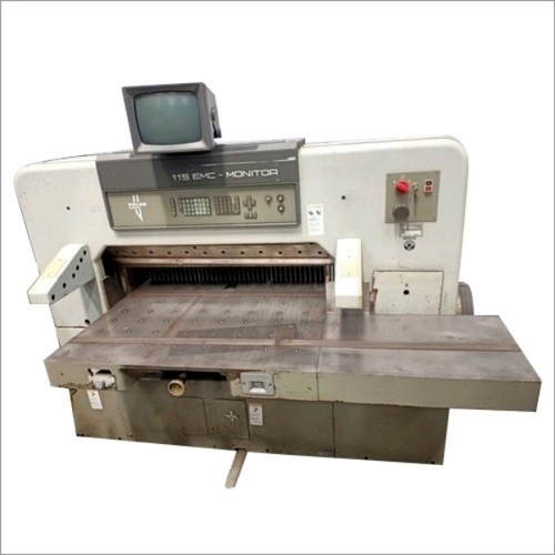 Second Hand Polar Paper Cutting Machine - Steel Large Cutting Area, Multi Color, Electric Drive, 220-300V | High Precision, Durable Blade, Adjustable Width, Smooth Cutting, Time Saving