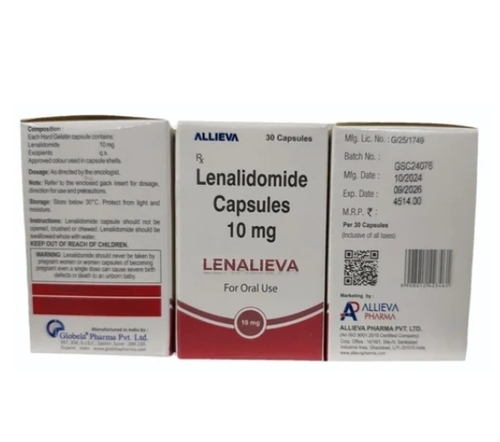 10mg Lenalidomide Capsules - Oral, Standardized Formulation, Blister Pack | Immunomodulatory, Oncology, Prescription Required