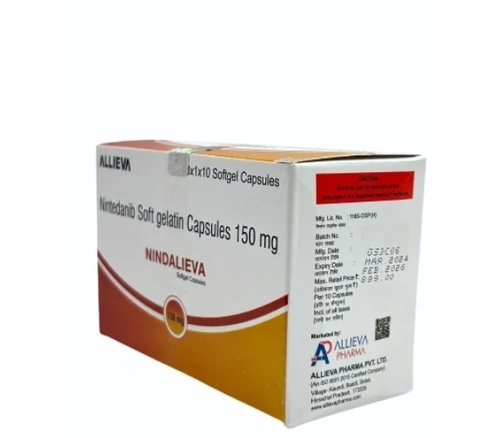 150mg Nintedanib Soft Gelatin Capsules - Standardized Formulation, Controlled Dosage, 24 Month Shelf Life