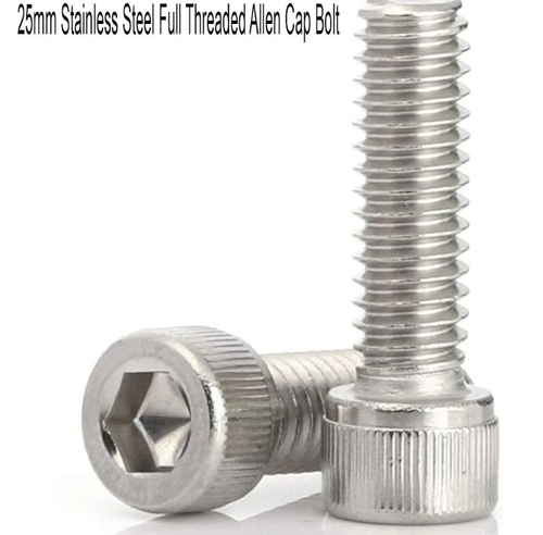 25mm Stainless Steel Full Threaded Allen Cap Bolt
