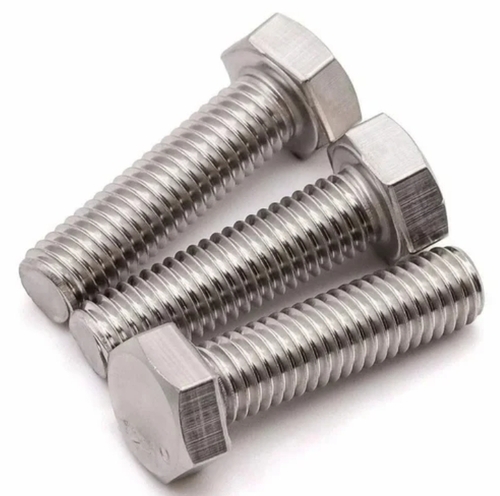 30mm Stainless Steel Hex Bolt - Silver, Half Threaded, Hex Head | Corrosion Resistant, High Tensile Strength, Precision Machined, Rust Proof, Durable, Secure Fastening