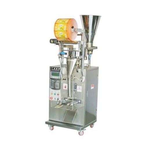 Automatic Chips Snack Packing Machine - Stainless Steel Silver Electric Drive | Heavy Duty Highly Efficient Durable Long Lasting
