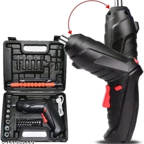 Black Electric Screwdriver Set