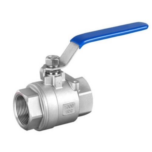 Blue Ball Valves - Stainless Steel Standard Size Blue | Durable Industrial Use
