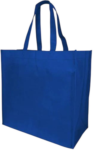 Blue Canvas Tote Bag - Canvas, 12x16 Inch, Multiple Colors | Durable, Fine Finished, Loop Handle, 10 Kg Capacity