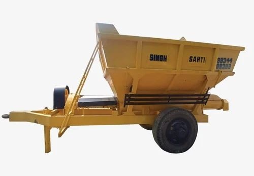 Bricks Clay Mixing Machine - Mild Steel 8 Feet Yellow | Capacity 3000 kg/hr 50 HP