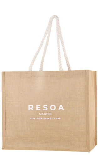 Brown Fancy Jute Bags - Durable Printed Rectangle, Brown, 20Kg Capacity | Flexiloop Handle, Customized Size, High Quality