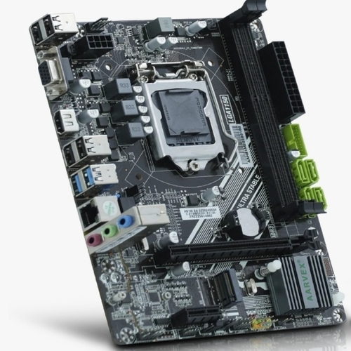 Computer Motherboard - Standard Size, Black, Eco Friendly Box Packaging | Good Condition, Computer Use