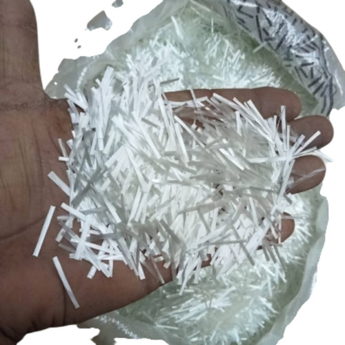 Fiberglass Chop Strand For Concrete  - Color: White