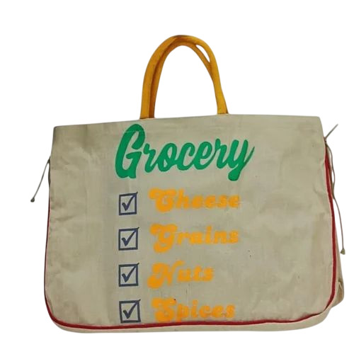 Jute Shopping Bag - 58cm x 40cm x 20cm, Multiple Colors | Printed Pattern, Flexiloop Handle, Durable, Fine Finished