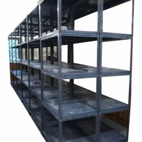 Rust Proof Ms Storage Rack - Mild Steel, Standard Size, Gray | Durable, Rectangular, Industrial Use