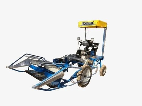 Self Propelled Reaper Binder - Mild Steel, 8 Feet Cutter Bar, Blue | 5000 Litre Grain Tank, Agricultural Use