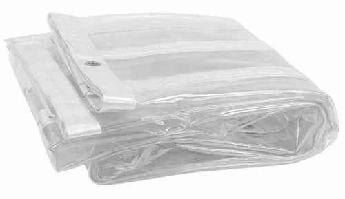Transparent LDPE Tarpaulin - 4x4 Meter 150 GSM UV Stabilized | Double Layer Waterproof Fine Finish