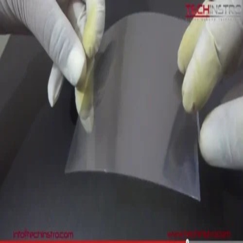 03 Techinstro Conductive Plastics - Transparent Sheet 16x16 cm, Conductive, <10 Î©Â·cm Resistivity, 99% Purity