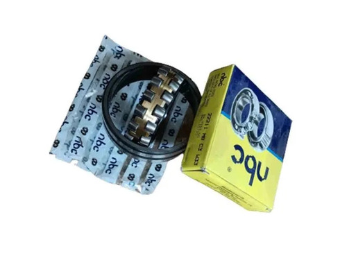 22211 MBC3W33 NBC Spherical Roller Bearing - Chrome Steel, Silver, Corrosion Resistant | Rust Proof, Industrial Use, 12 Months Warranty