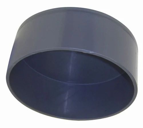 30 Mm Round Plastic End Cap - Plastic, 6 Inch, Grey Matte | Rigid, Heat and UV Resistant