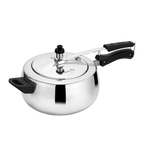 5 Litre Pressure Cooker - Aluminum, 5 Litre, Round | Durable, Leak Proof, Lightweight