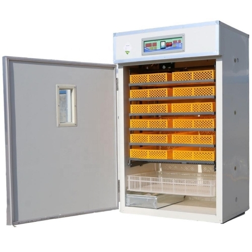 600 Eggs Capacity Incubator - Steel, Standard Size, White, Automatic | Durable, Long Lasting, Eco Friendly