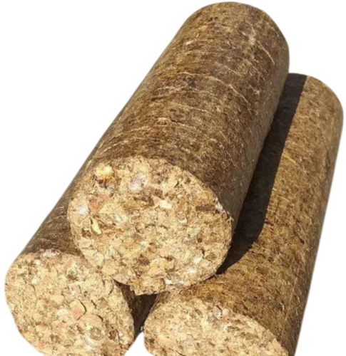 Agro Waste Biofuel Briquettes 90mm - Mixed Agro Waste 90mm Diameter Brown | Low Moisture Low Ash Content