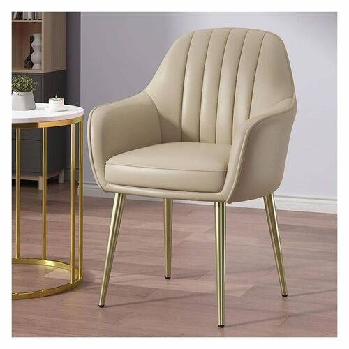 Beige Modern Living Room Chair - Standard Size, India Origin, Durable, Eco-Friendly, Comfortable