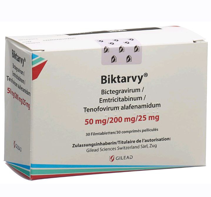Biktarvy Tablets - Antiretroviral Medicine, Once-Daily Dosage, Tablet Form, For Adults