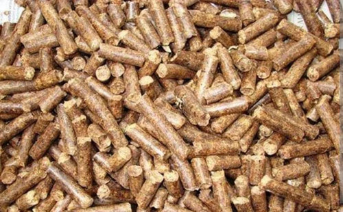 Biofuel Biomass Pellet - Groundnut Shell 10mm Briquette | Low Moisture High Calorific Value Eco Friendly Fuel
