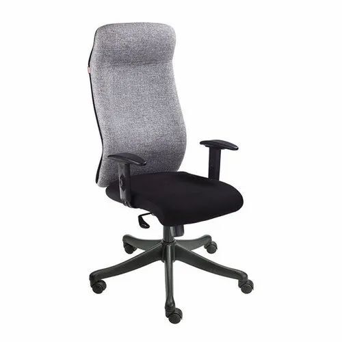 Comfortable Office High Back Chair - Standard Size, Gray | Durable, Eco-Friendly, Lightweight