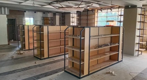 Garment Store Wooden Display Rack - Coating Type: .