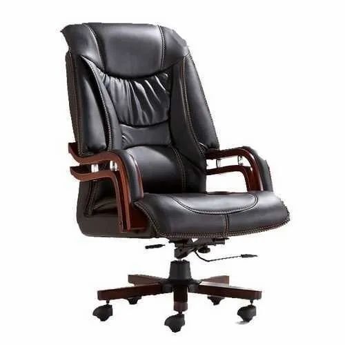 High Back Office Director Chair - Standard Size, Black | Durable, Eco-Friendly, Lightweight