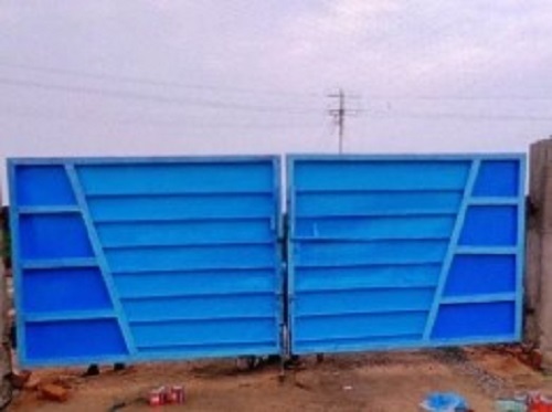 Ms Industrial Gate - MS, Custom Size, Blue, Square | Anti Corrosion, Low Maintenance, Tested Quality