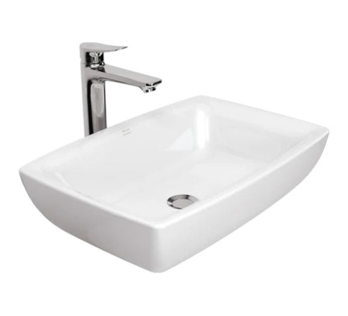 Rectangular Ceramic Wash Basin - Wall Mounted, Designer Rectangular, Milano Model | Crack Proof, Anti Corrosive, Scratch Resistant