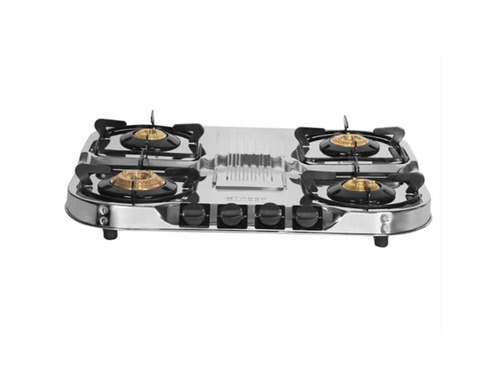 Stainless Steel 4 Burner Gas Stove