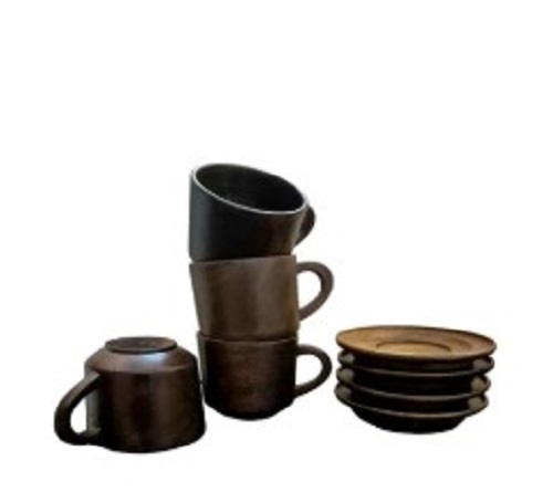 Wooden Tumbler Glass 180 Ml - Wood Black | Lightweight Tested Quality Timely Delivery