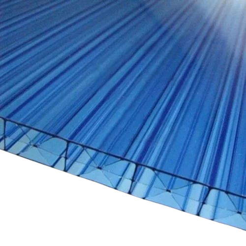 4mm Durotuff Polycarbonate Sheet - Polycarbonate, 4mm, Blue, Film Coated | Durable, Lightweight, Waterproof, Rectangular