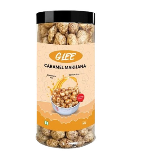 80gm Caramel Makhana - Box Packaging, 9 Months Shelf Life, Roasted | Food Grade, Dried, Common Cultivation