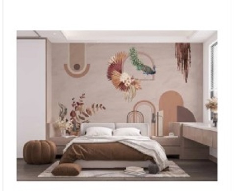 Living Room Customized Wallpaper - Various Sizes Waterproof | Long Lasting Finish Easy Installation Tested Quality Standards