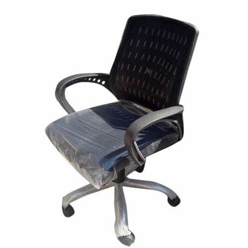 Mid Back Black Office Chair