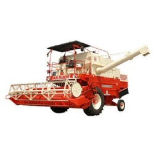 Self Driven Combine Harvester - Steel Material | Industrial Use, 1 Year Warranty