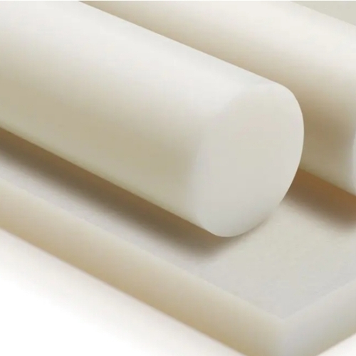 White Nylon Plastic Rod - Hardness: Rigid