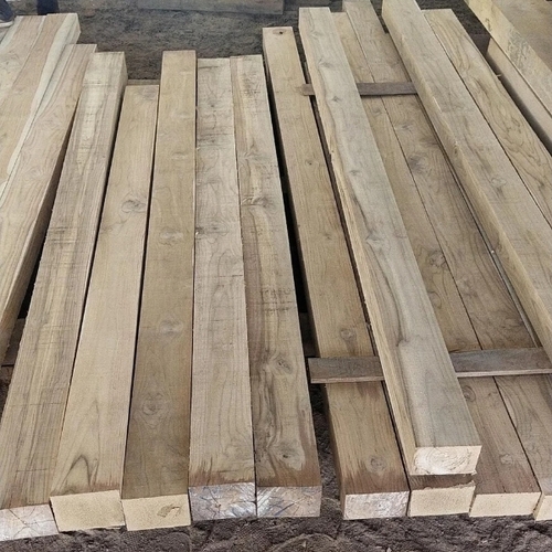 Wood Timber Plank - A Grade Standard Size Rectangular | Termite Free, Durable, Furniture Use