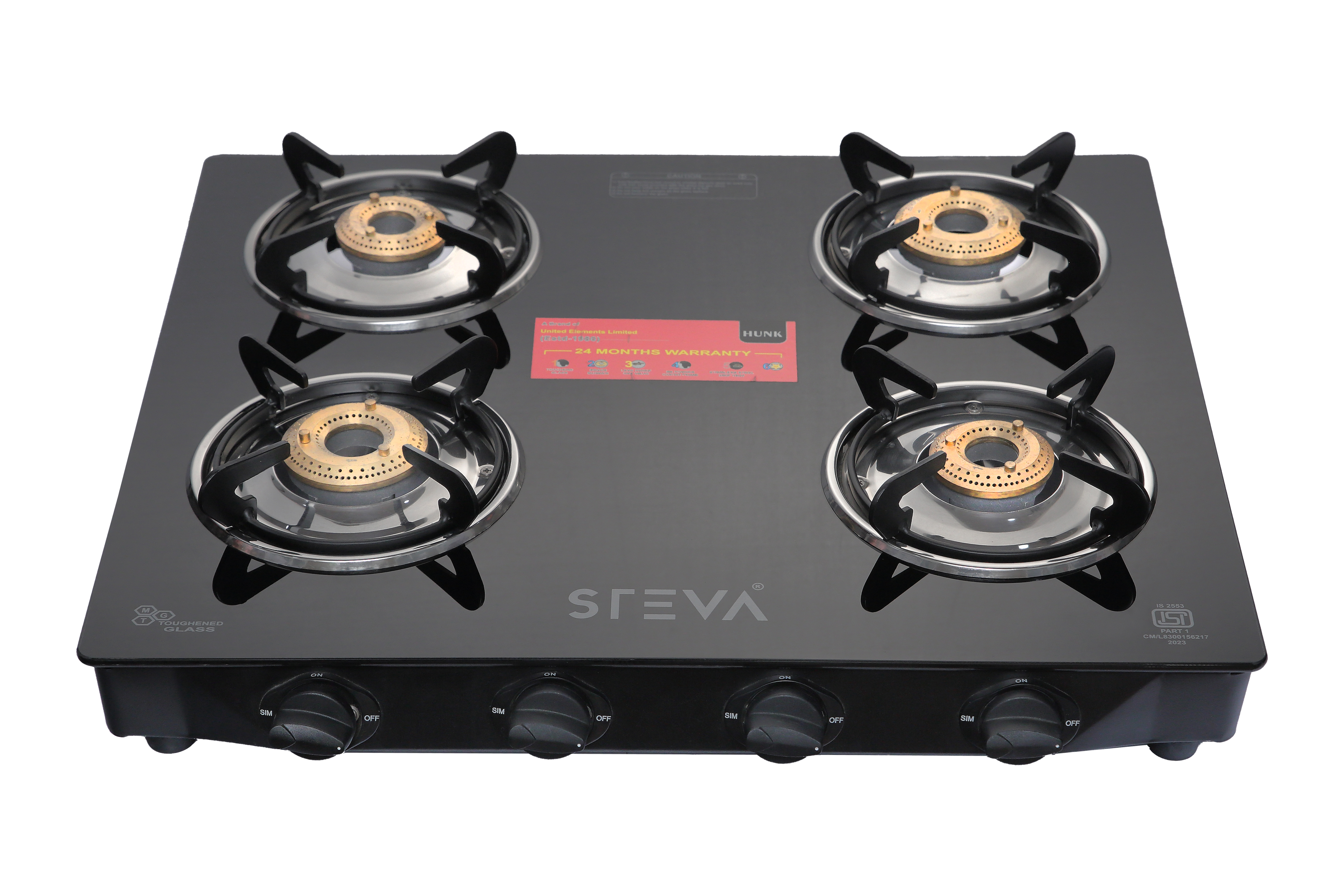 4 Burner Steva Hunk Gas Stove