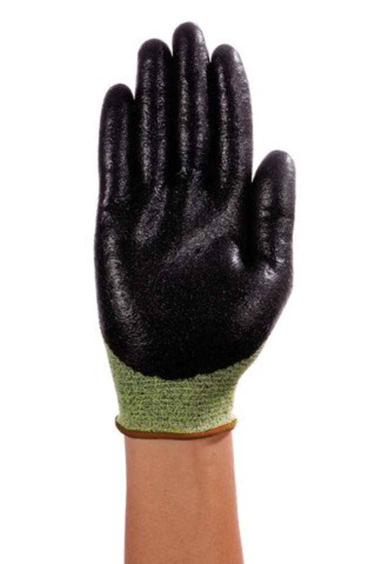 Ansell 11-550 Hyflex Nitrile Coated Assembly Gloves - Color: Black