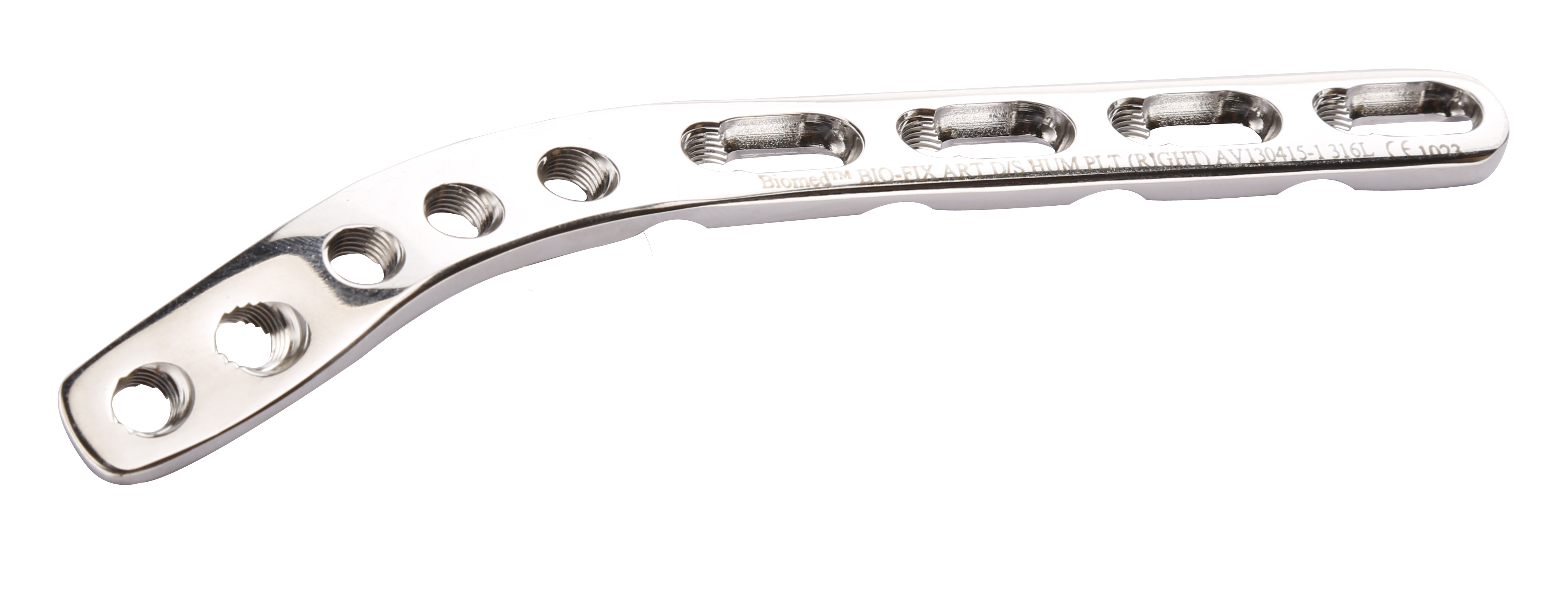 Extra Articular Distal Humerus Locking Plate - Medical Grade Silver, Anatomical Contour, Locking Technology | Multiple Locking Screw Options, Corrosion Resistant, Strong Fixation