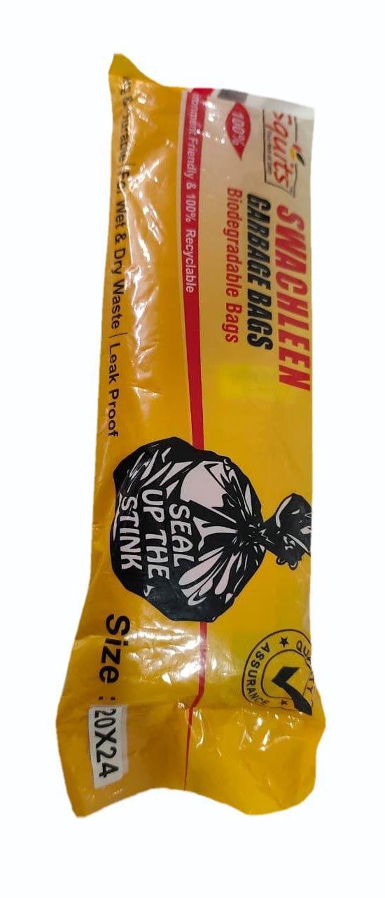 Garbage Bags 15 Bags X 10 Rolls 20 X 24 Inches For Dry & Wet Waste B Y R Bl - Coating Type: Plain