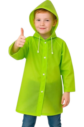 Green Kids Raincoat