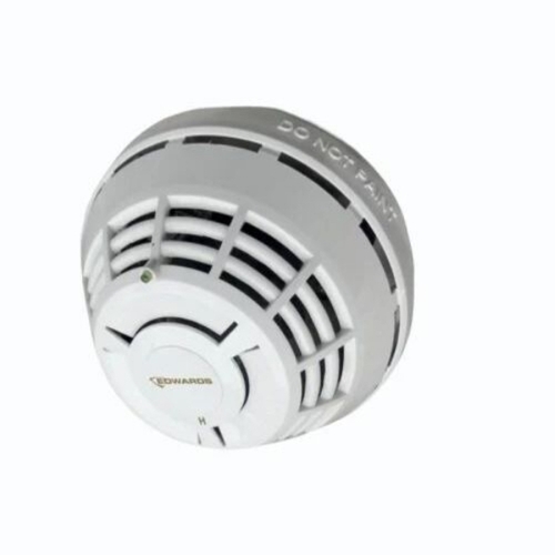 Heat Detector - Plastic Circular White COâ Pressure | Leak Detection Fast Response Sensitive Sensor Audible Alarm Visual Indicator Portable Battery Powered Continuous Monitoring